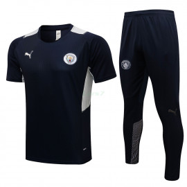 Camiseta de Entrenamiento Manchester City 2021/2022 Azul Marino