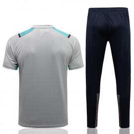 Camiseta de Entrenamiento Manchester City 2021/2022 Kit Gris Claro