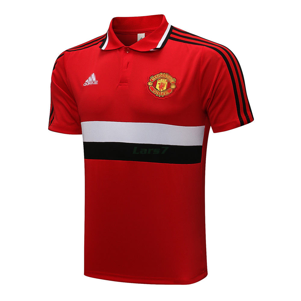 Polo Manchester United 2021/2022 Rojo/Blanco/Negro