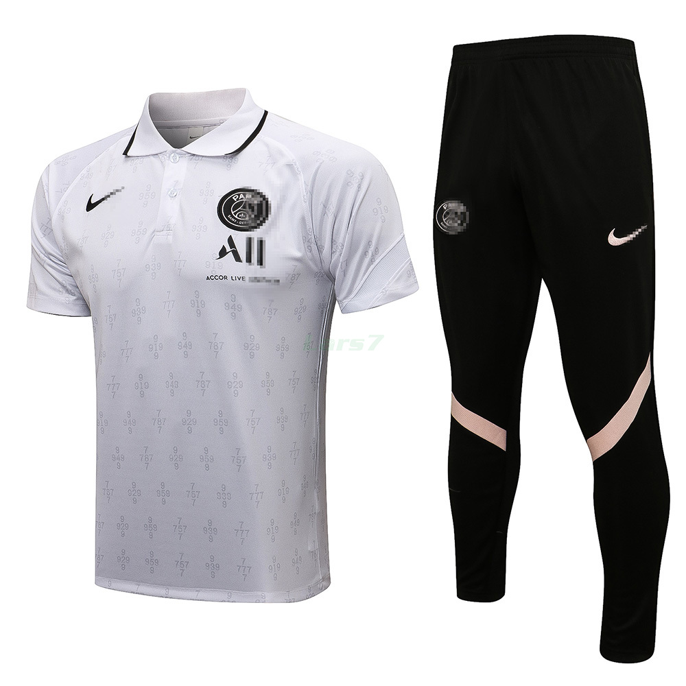 Polo PSG 2021/2022 Kit Blanco