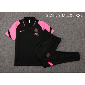 Polo PSG 2021/2022 Negro Marca Rosa