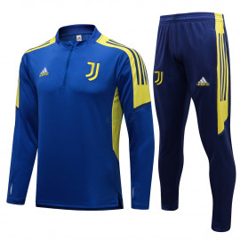 Sudadera de Entrenamiento Juventus 2021/2022 Kit Azul/Amarillo