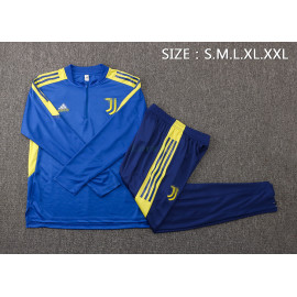 Sudadera de Entrenamiento Juventus 2021/2022 Kit Azul/Amarillo