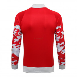 Chaqueta Manchester United 2021/2022 Cuello Alto Rojo/Blanco