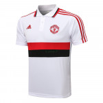 Polo Manchester United 2021/2022 Blanco/Rojo/Negro