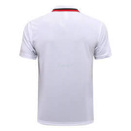 Polo Manchester United 2021/2022 Blanco/Rojo/Negro