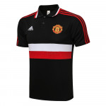 Polo Manchester United 2021/2022 Negro/Blanco/Rojo