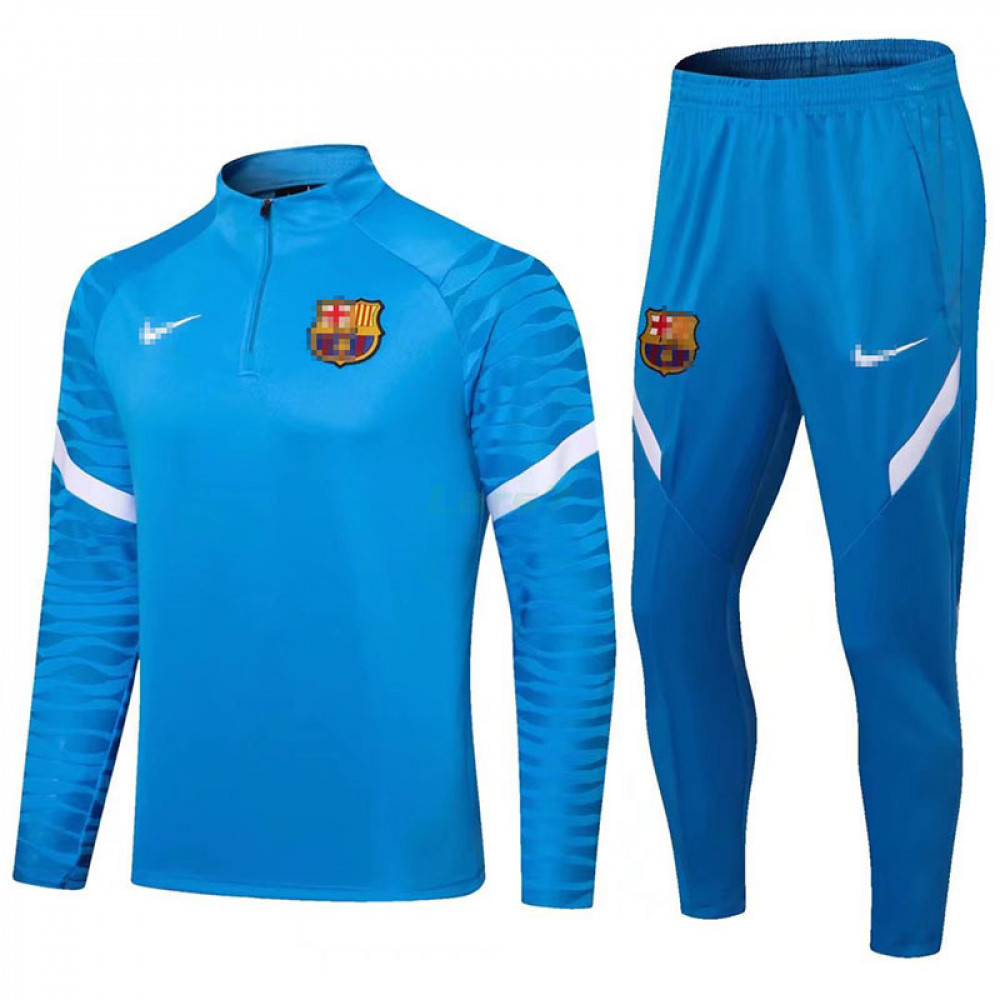 Sudadera De Entrenamiento Barcelona 2021/2022 Kit Azul