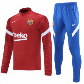 Sudadera De Entrenamiento Barcelona 2021/2022 Kit Rojo