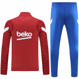 Sudadera De Entrenamiento Barcelona 2021/2022 Kit Rojo