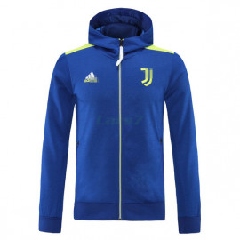 Chaqueta Juventus 2021/2022 Con Capucha Azul