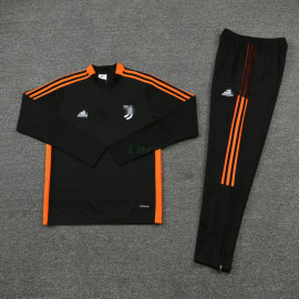 Sudadera De Entrenamiento Juventus 2021/2022 Kit Negro/Naranja