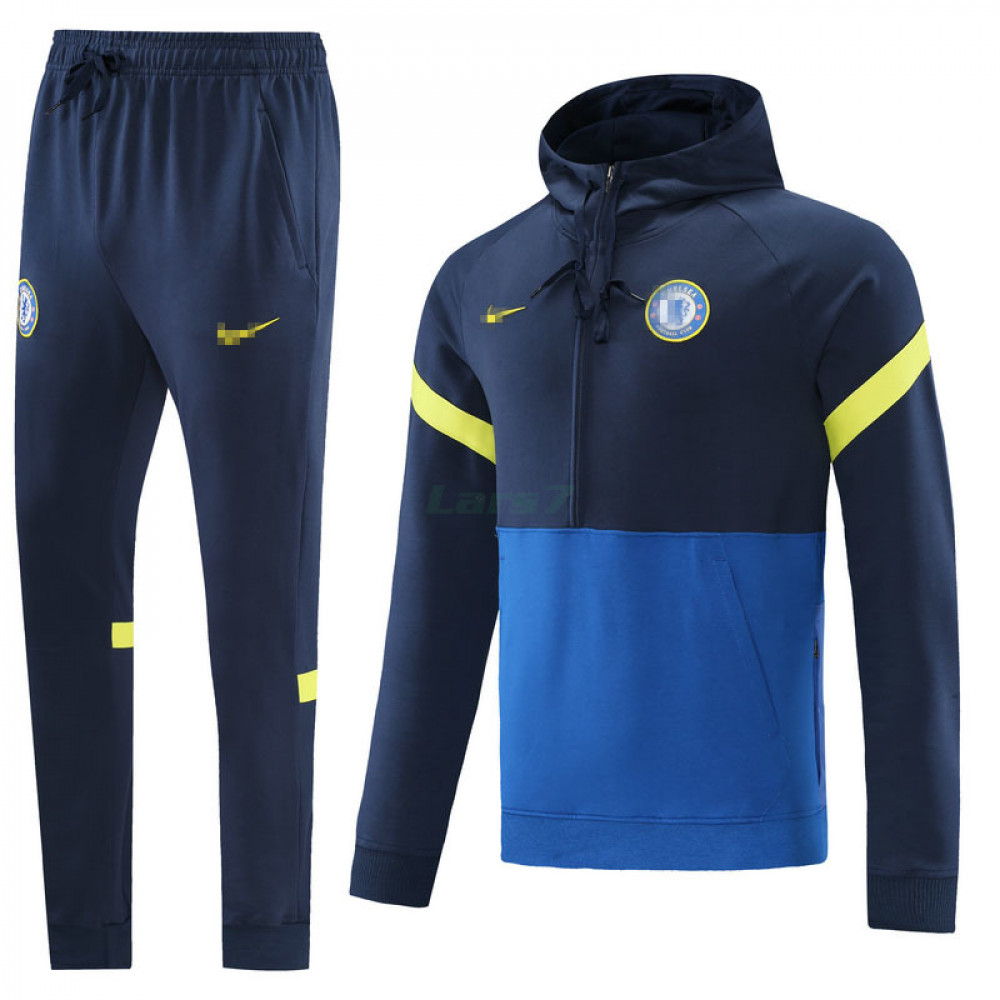 Sudadera De Entrenamiento Chelsea 2021/2022 Kit Azul/Amarillo