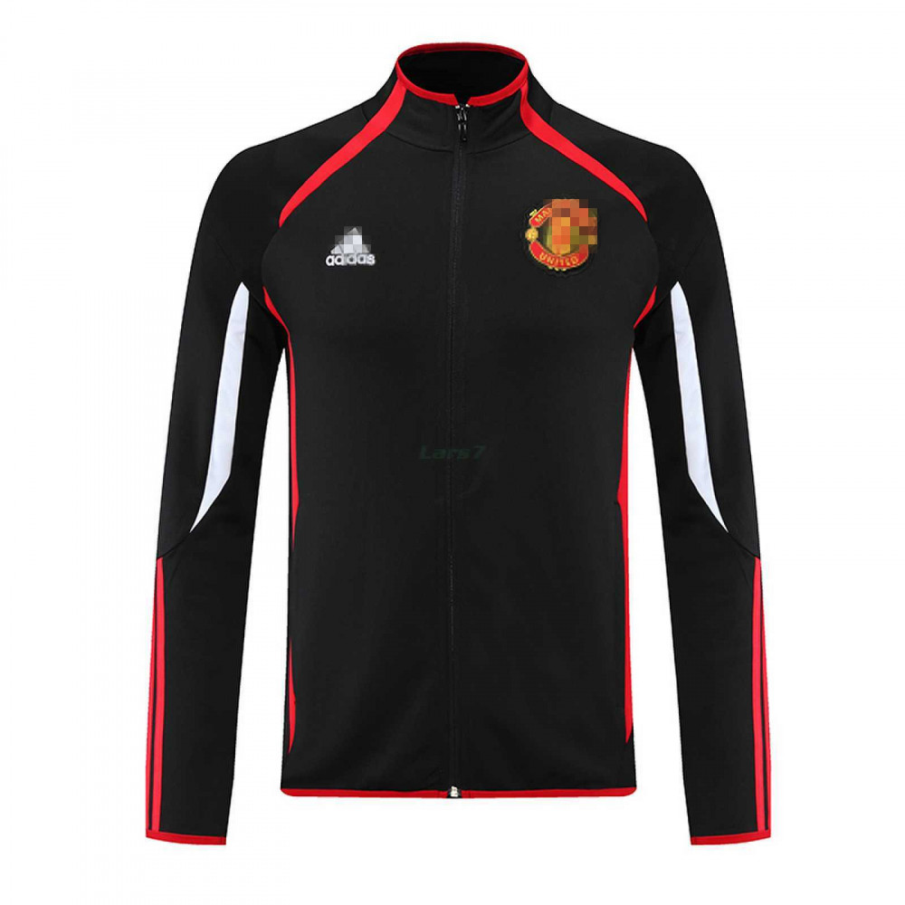 Chaqueta Manchester United 2021/2022 Cuello Alto Negro/Rojo