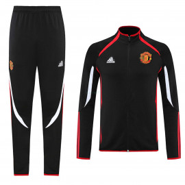 Chaqueta Manchester United 2021/2022 Cuello Alto Negro/Rojo