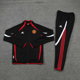 Chaqueta Manchester United 2021/2022 Cuello Alto Negro/Rojo