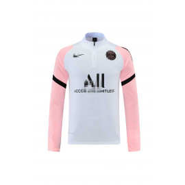 Sudadera De Entrenamiento PSG 2021/2022 Blanco/Rosa