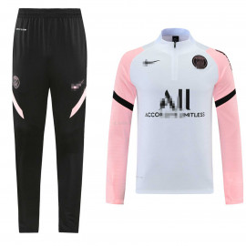 Sudadera De Entrenamiento PSG 2021/2022 Blanco/Rosa