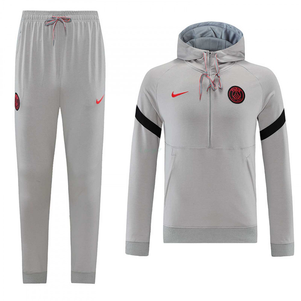 Sudadera De Entrenamiento PSG 2021/2022 Kit Gris Claro