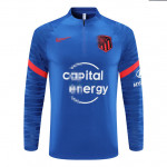 Sudadera De Entrenamiento Atlético de Madrid 2021/2022 Azul/Rojo