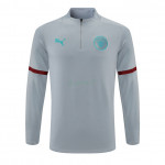 Sudadera De Entrenamiento Manchester City 2021/2022 Gris