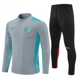 Sudadera De Entrenamiento Manchester City 2021/2022 Gris/Azul