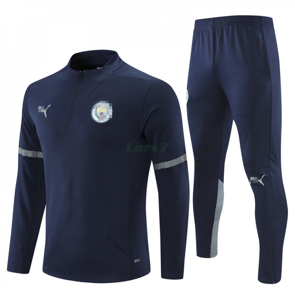 Sudadera De Entrenamiento Manchester City 2021/2022 Kit Negro