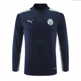 Sudadera De Entrenamiento Manchester City 2021/2022 Negro/Blanco