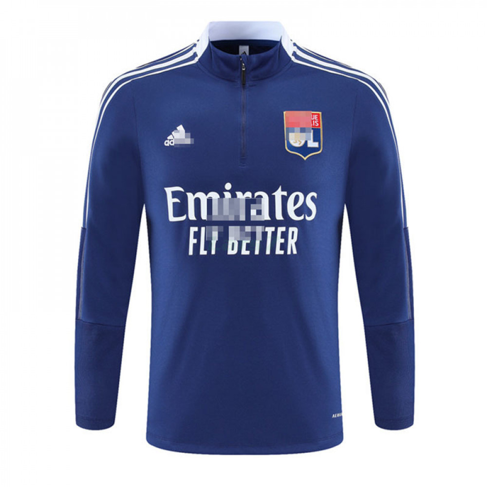 Sudadera De Entrenamiento Olympique Lyon 2021/2022 Azul