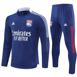 Sudadera De Entrenamiento Olympique Lyon 2021/2022 Azul