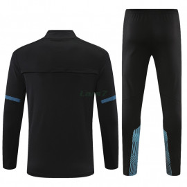 Sudadera De Entrenamiento Olympique Marsella 2021/2022 Kit Negro/Azul