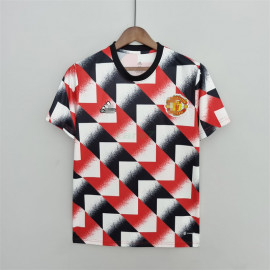 Camiseta de Entrenamiento Manchester United 2022/2023 Rojo/Blanco/Negro