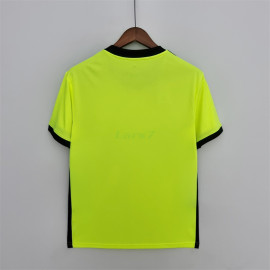 Camiseta de Entrenamiento Manchester United 2022/2023 Verde Fluorescente