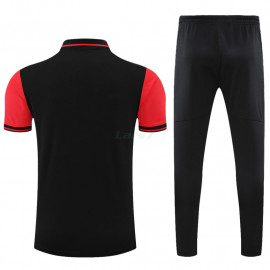 Polo AC Milan 2022/2023 Negro/Rojo