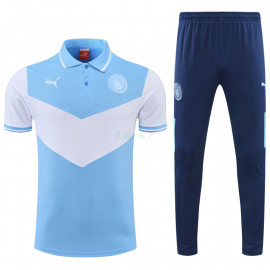 Polo Manchester City 2022/2023 Azul/Blanco