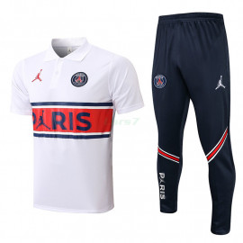 Polo PSG 2022/2023 Kit Blanco/Rojo