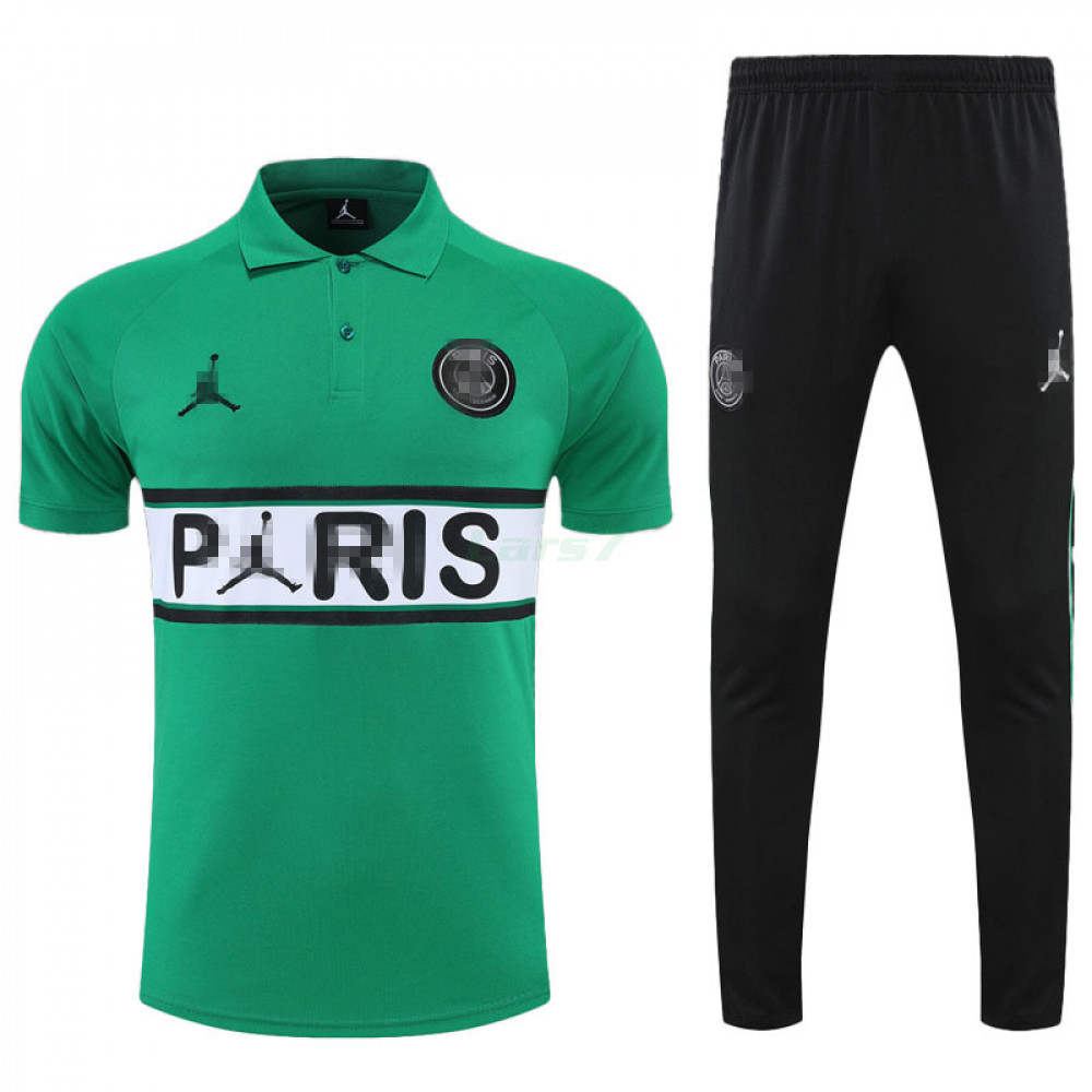 Polo PSG 2022/2023 Kit Verde/Blanco