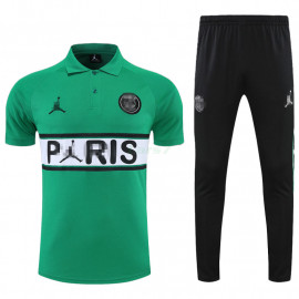 Polo PSG 2022/2023 Verde/Blanco