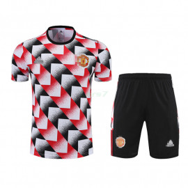 Camiseta de Entrenamiento Manchester United 2022/2023 Rojo/Blanco/Negro