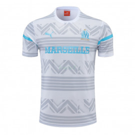 Camiseta de Entrenamiento Olympique Marsella 2022/2023 Blanco/Gris