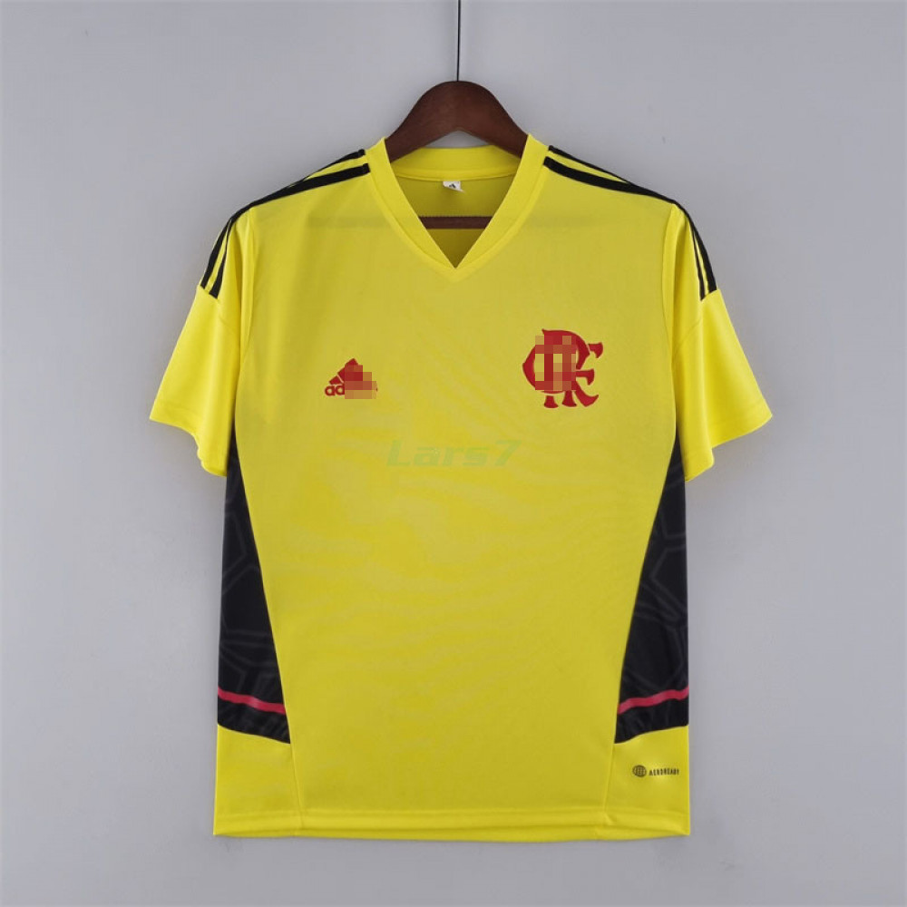 Camiseta De Entrenamiento Flamengo 2022/2023 Amarillo/Negro