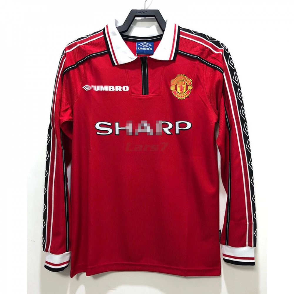 Camiseta Manchester United 1ª Equipación Retro 1998 ML