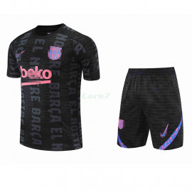 Camiseta de Entrenamiento Barcelona 2022/2023 Kit Negro/Rosa