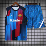 Camiseta de Entrenamiento Barcelona Sin Mangas 2022/2023 Kit Azul/Rojo