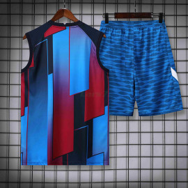 Camiseta de Entrenamiento Barcelona Sin Mangas 2022/2023 Kit Azul/Rojo