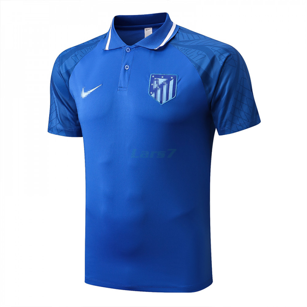 Polo Atlético de Madrid 2022/2023 Azul Marca Azul