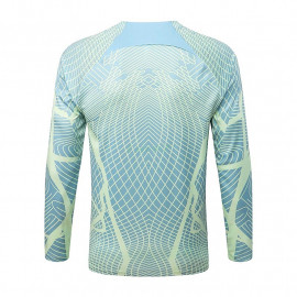 Sudadera de Entrenamiento Brasil 2022 Verde Claro