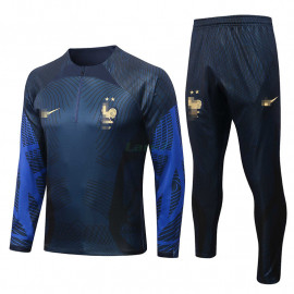 Sudadera De Entrenamiento Francia 2022 Azul/Azul Real