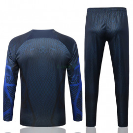 Sudadera De Entrenamiento Francia 2022 Kit Azul/Azul Real