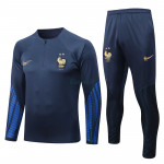 Sudadera De Entrenamiento Francia 2022 Kit Azul Marino